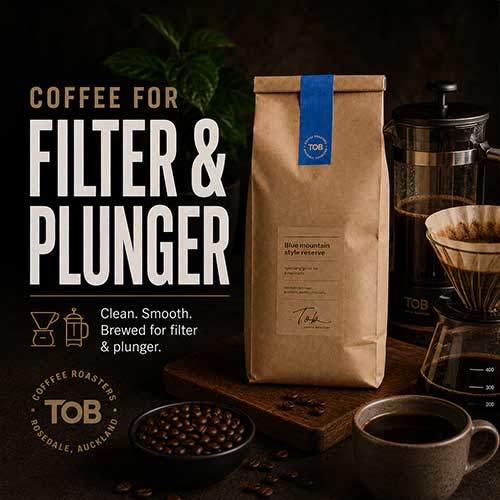 Coffee for Filter & Plunger NZ | TOB Coffee