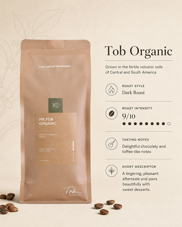 Tob Organic Coffee - Flavor Card